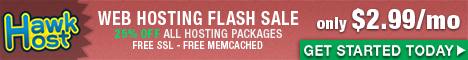 Proudly hosted on HawkHost since 2011